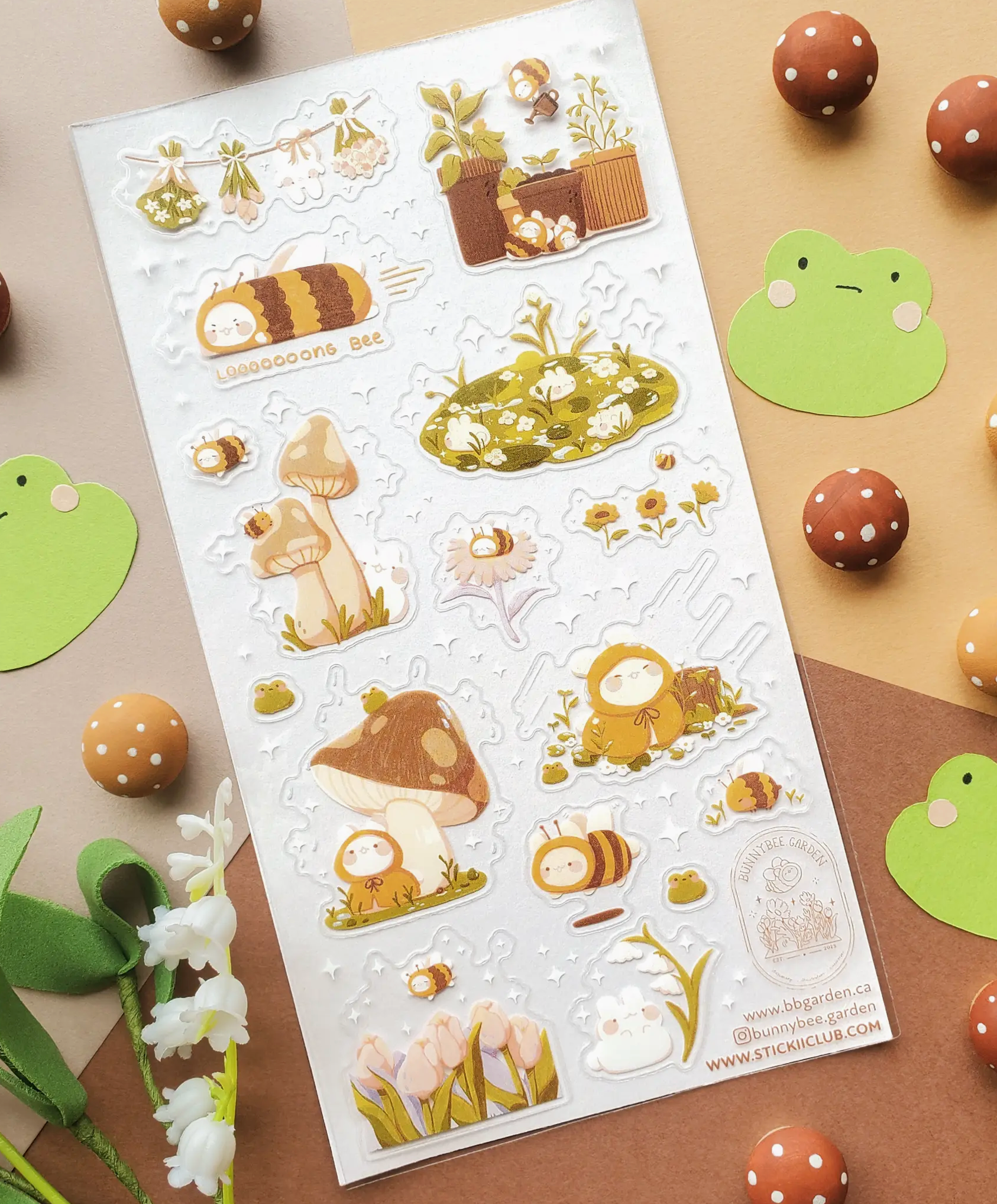 STICK II | Buzzing Garden Sticker Sheet