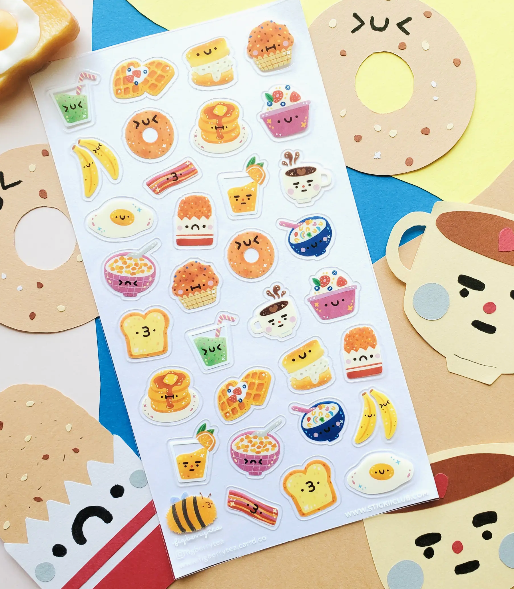 STICK II | Rise &amp; Yum Sticker Sheet