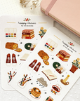 By Och Monika | Rainy Mornings Sticker Sheet