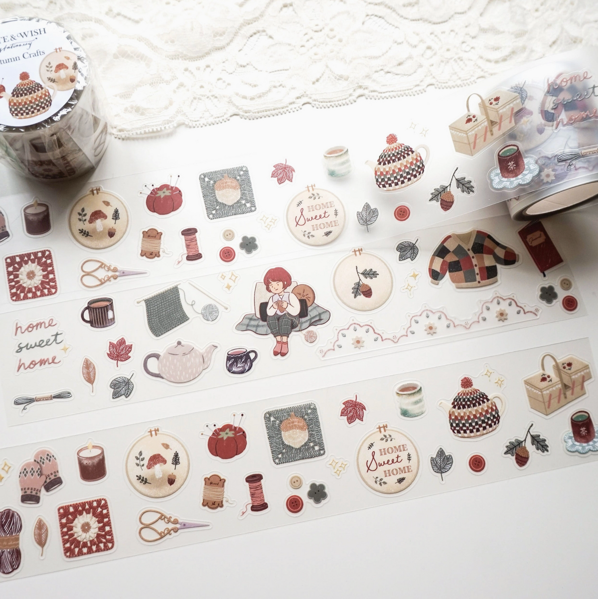 Note &amp; Wish | Autumn Crafts Kiss Cut P.E.T Tape