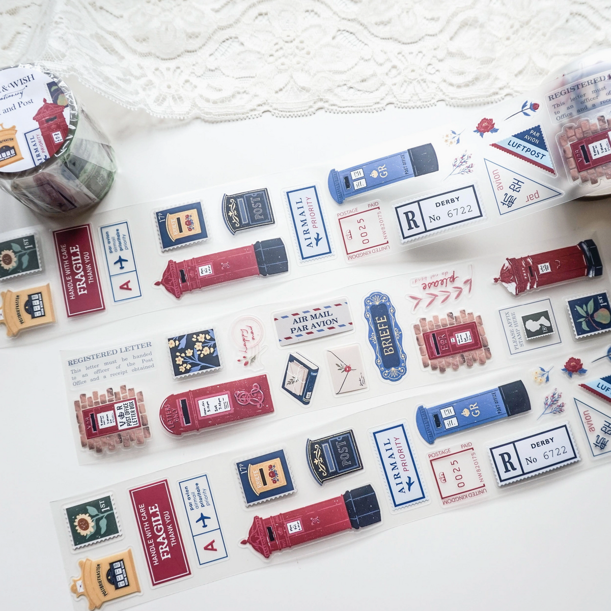 Note &amp; Wish | Ink &amp; Post Kiss Cut P.E.T Tape