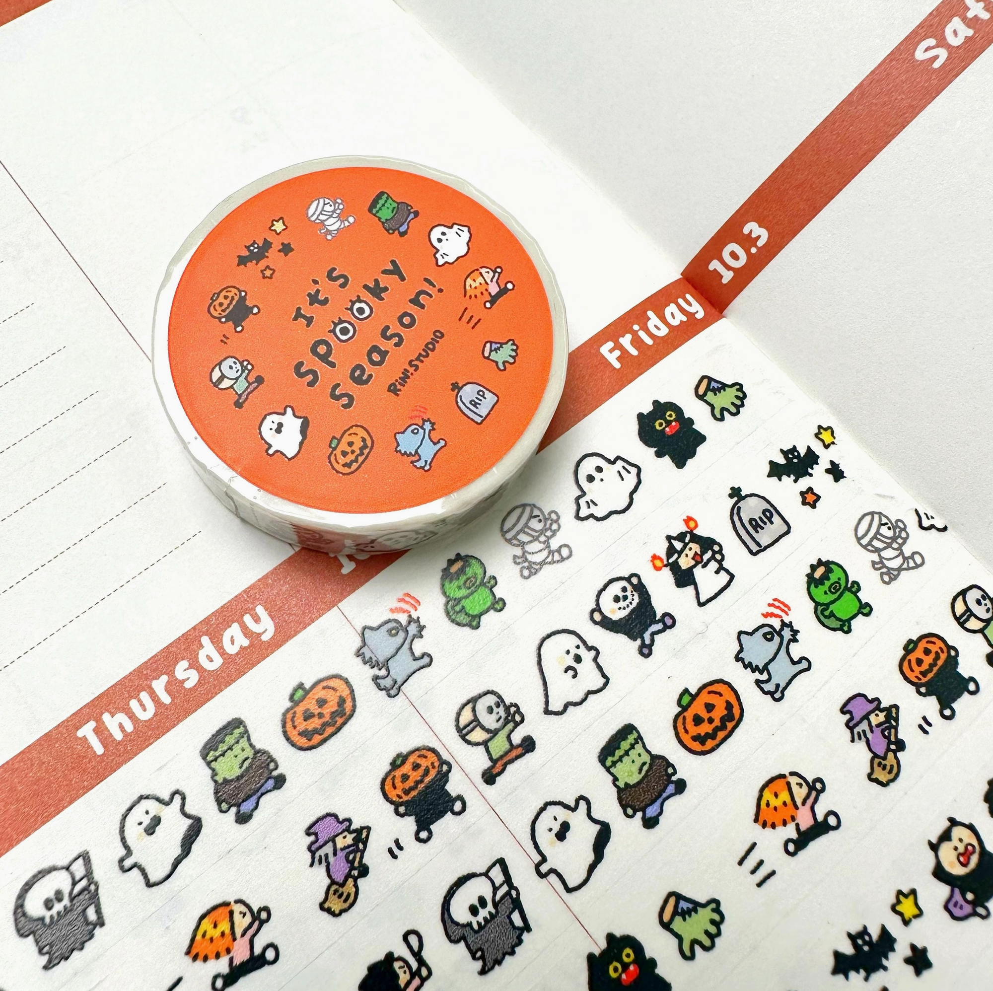 Rin Studio | Halloween Mini Washi Tape