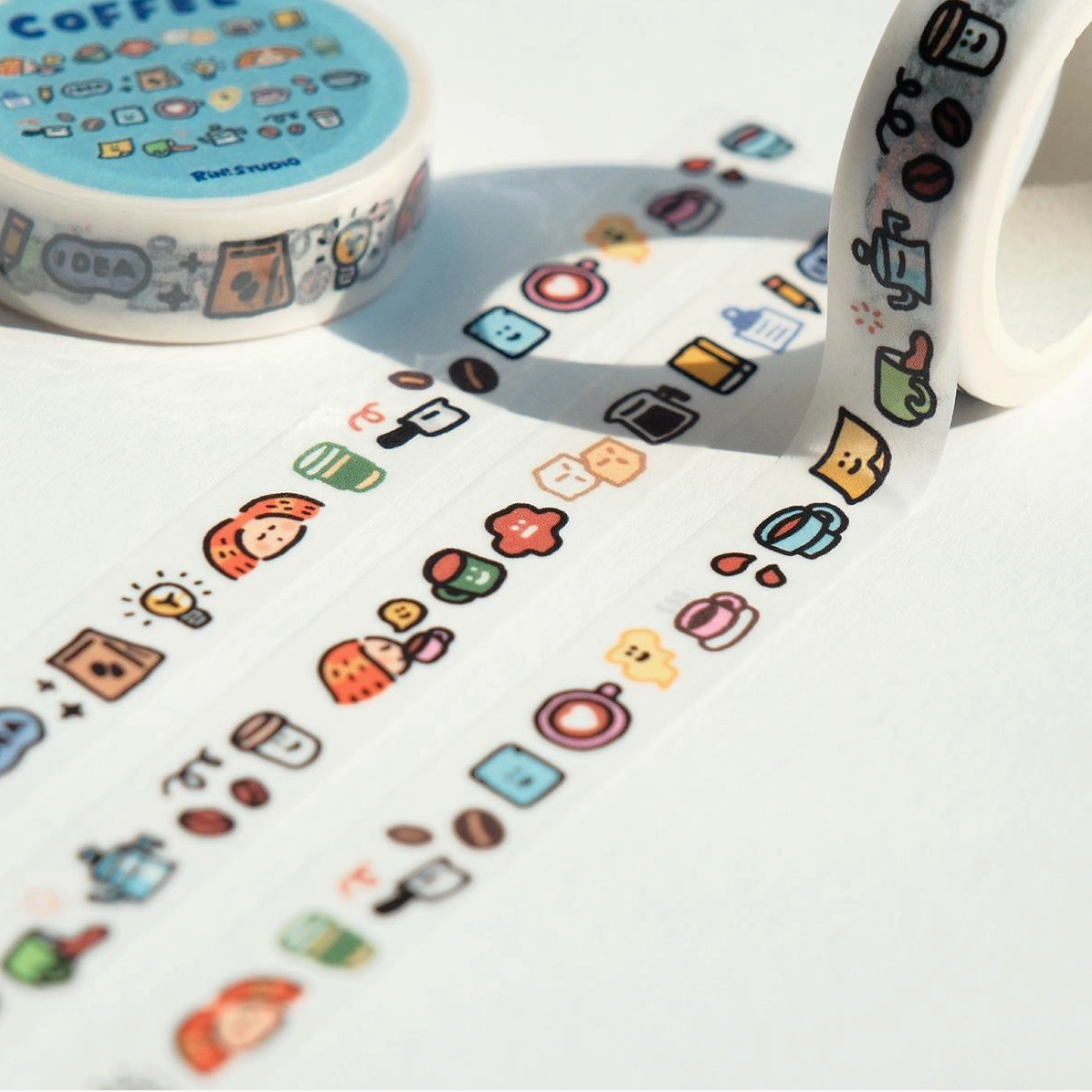 Rin Studio | Kawaii Coffee Mini Washi Tape