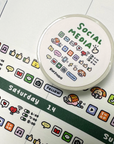 Rin Studio | Social Media Mini Washi Tape