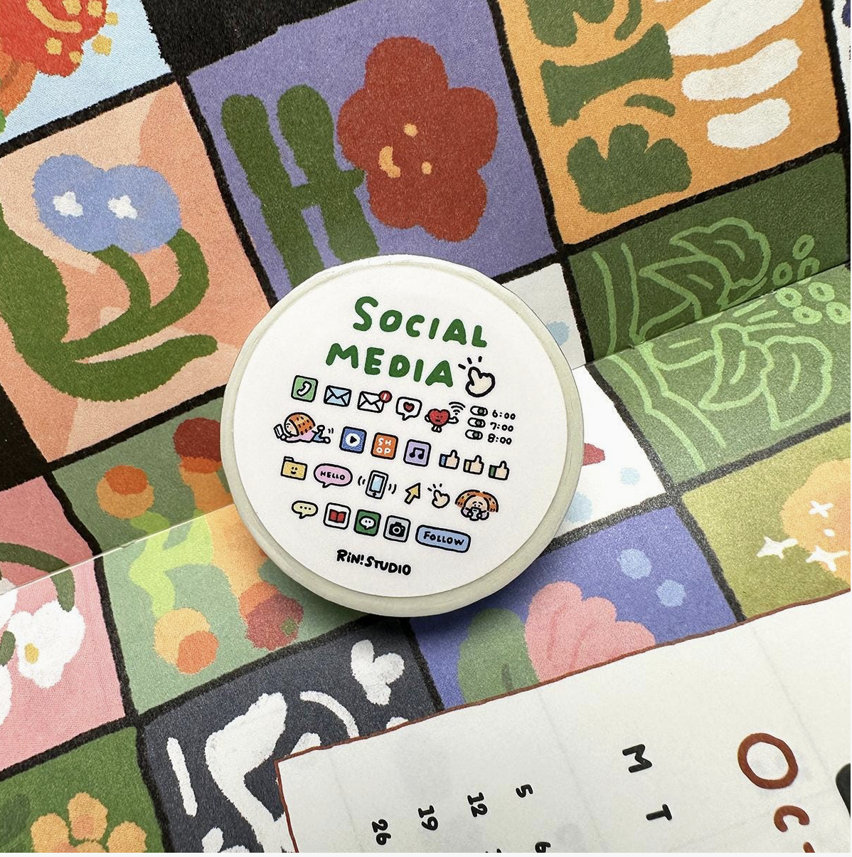 Rin Studio | Social Media Mini Washi Tape
