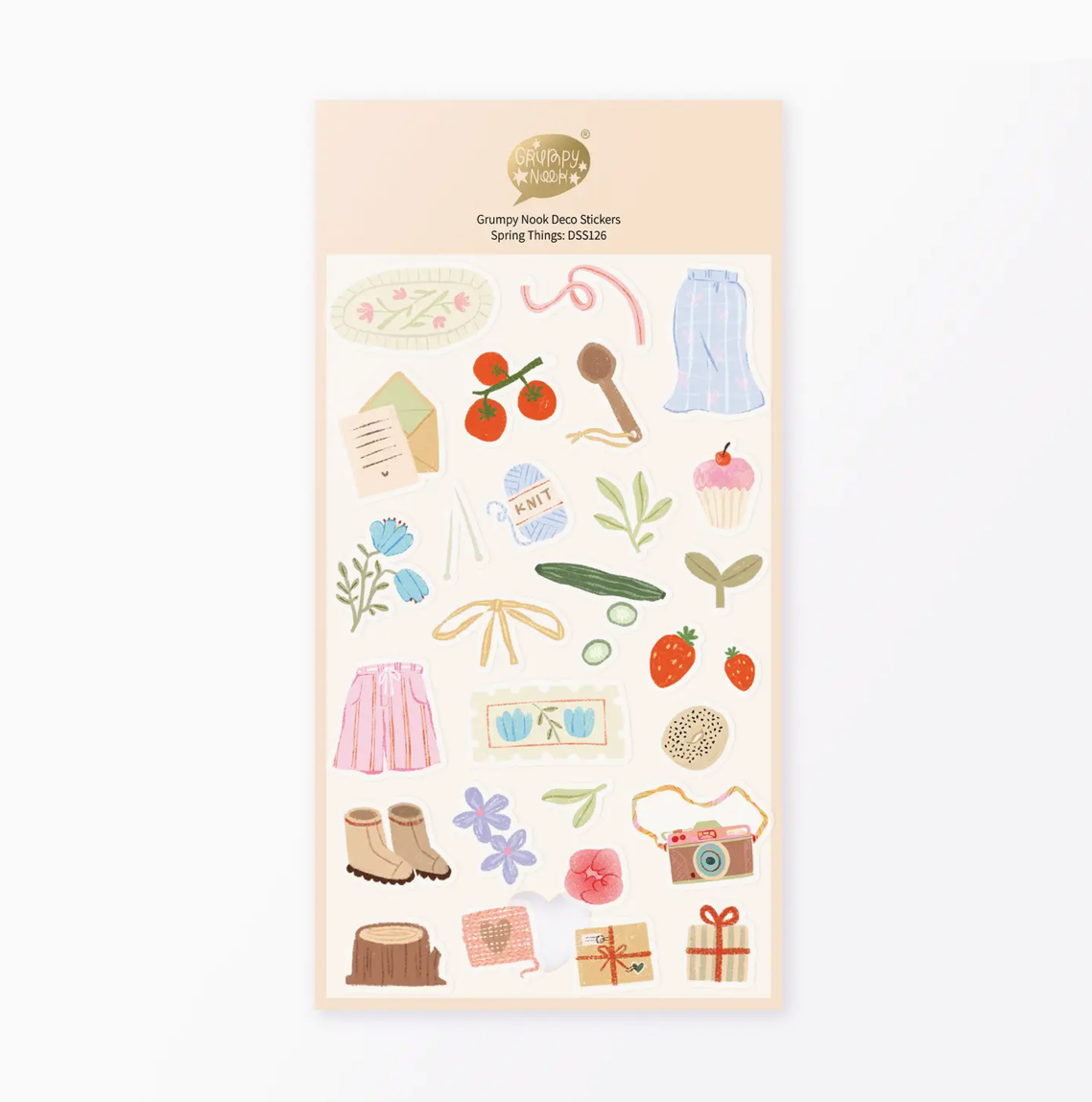 Grumpy Nook | Spring Things Sticker Sheet