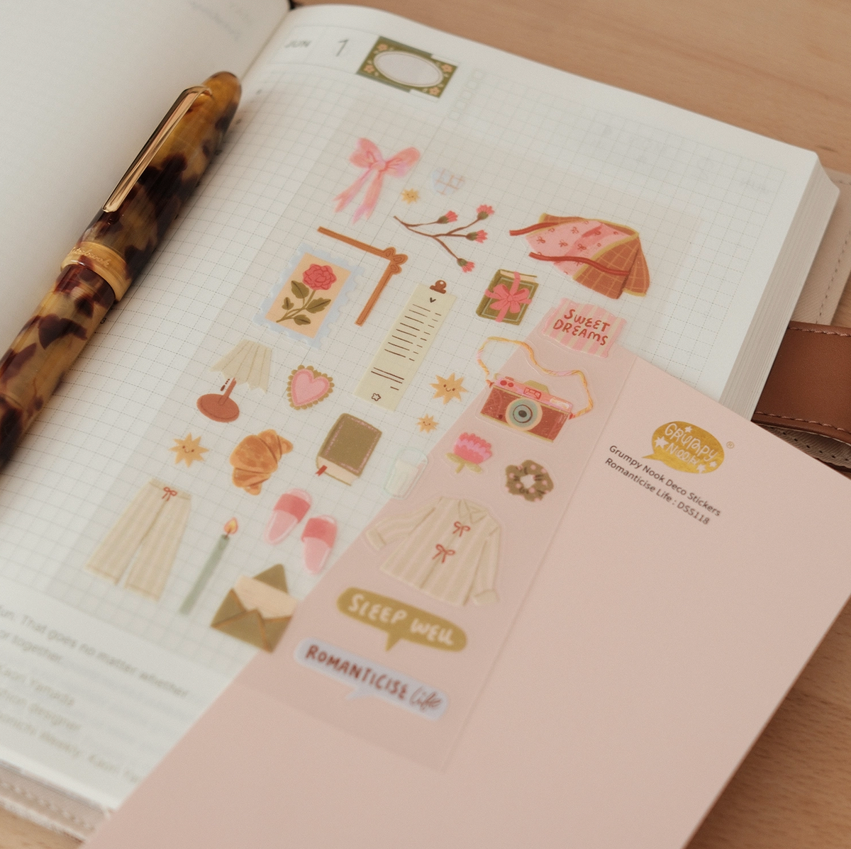 Grumpy Nook | Romanticise Life Sticker Sheet