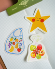 Hey Sooj | Friendly Fruits Vinyl Sticker