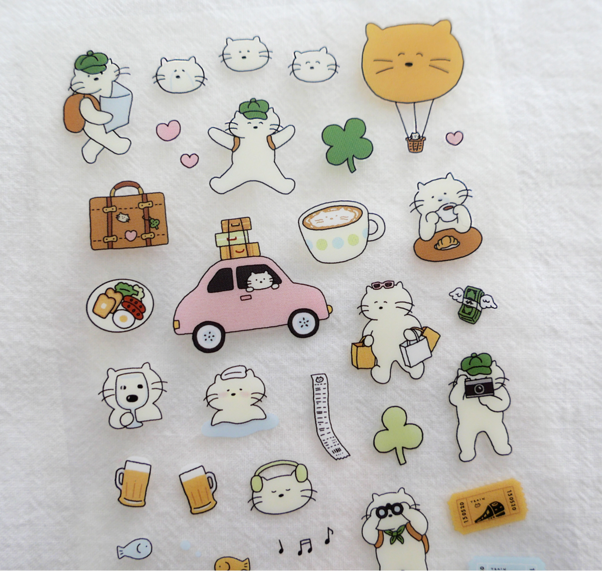 Suatelier Stickers | Cat's Travel Log | 1210