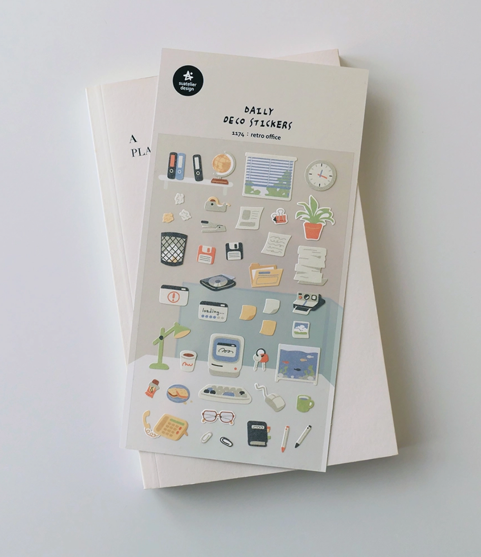 Suatelier Stickers | Retro Office | 1174