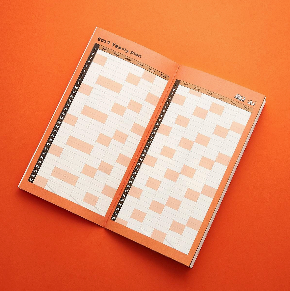 Rin Studio | 2027 The Little Things Monthly Planner Insert | Standard TN