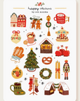 By Och Monika | Christmas Market Sticker Sheet
