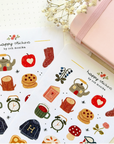 By Och Monika | Comfort Things Sticker Sheet
