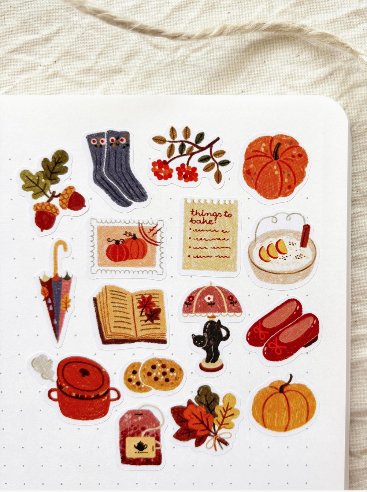 By Och Monika | Hello Autumn V.2 Matte Sticker Sheet