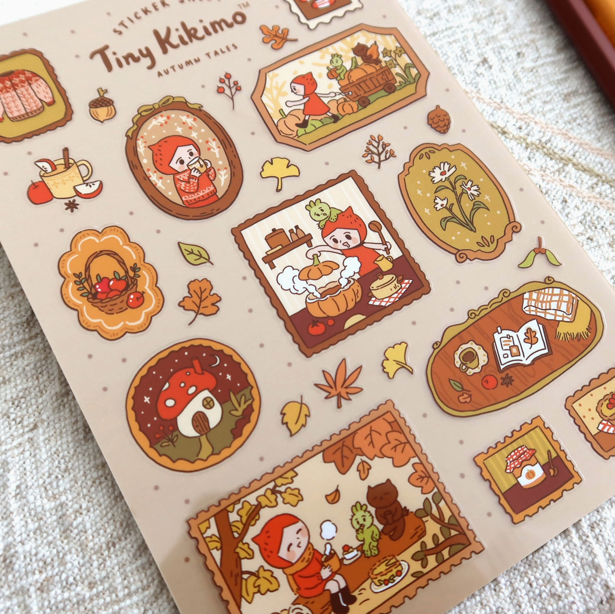 Tiny Kikimo | Autumn Tales Sticker Sheet