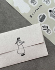 Tobimatsu Shoichiro × mizushima | Daily Life Tracing Paper Sticker Sheet | TSL-KU