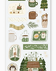 STICK II | Winter Bear Cafe Sticker Sheet