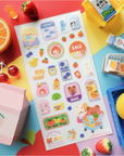STICK II | Kawaii Grocery Run Sticker Sheet