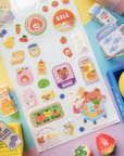 STICK II | Kawaii Grocery Run Sticker Sheet