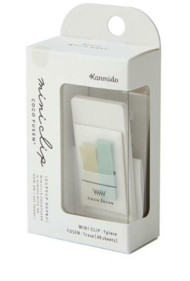 Kanmido Mini Clip CoCo Fusen, perfect stationery for on the go productivity