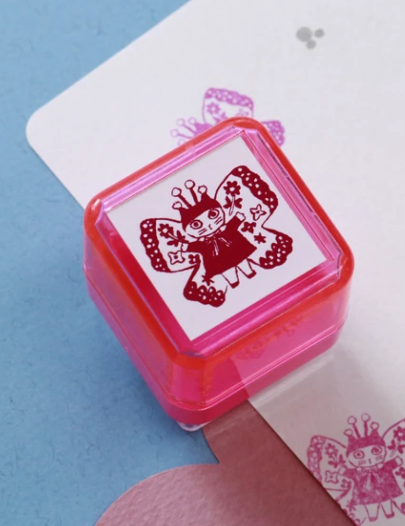 SANBY | Yumi Kitagashi Push Button Self Inking Stamp