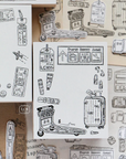 LCN Design Studio | Travel Stamp | 4 Designs