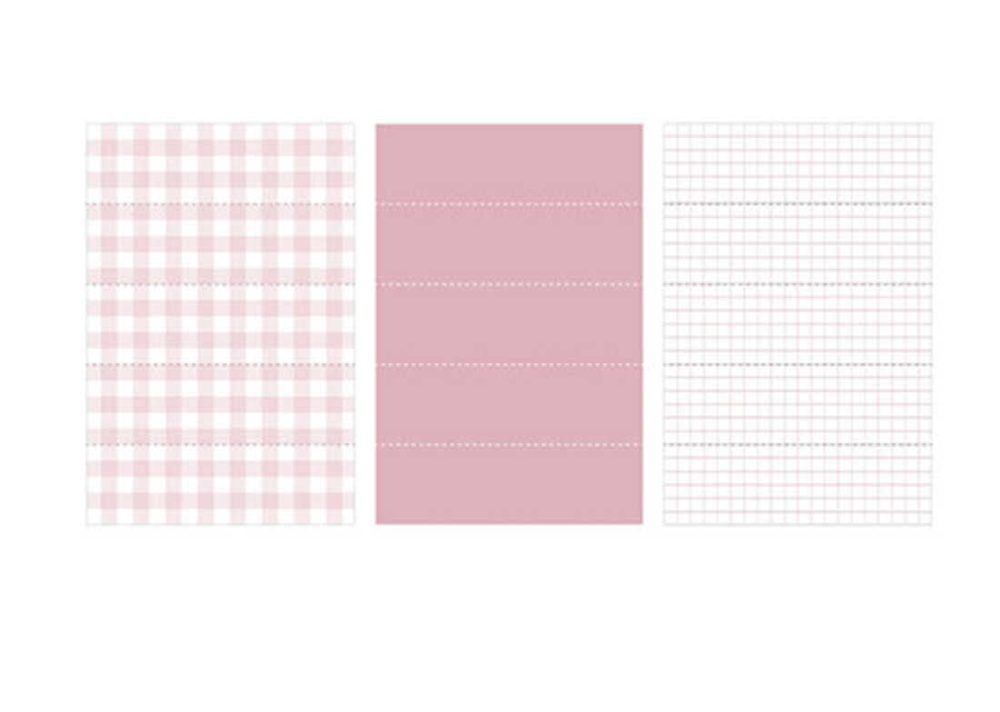 Maste | Writable Washi Tape Flake | Gingham