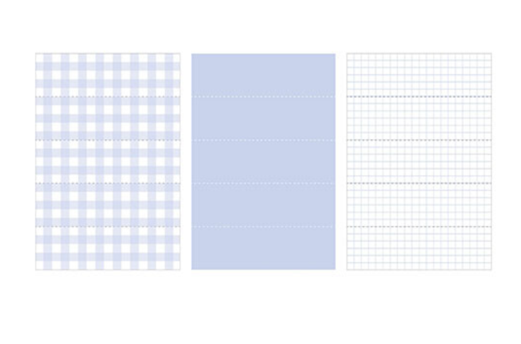 Maste | Writable Washi Tape Flake | Gingham