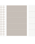 Maste | Writable Washi Tape Flake | Gingham