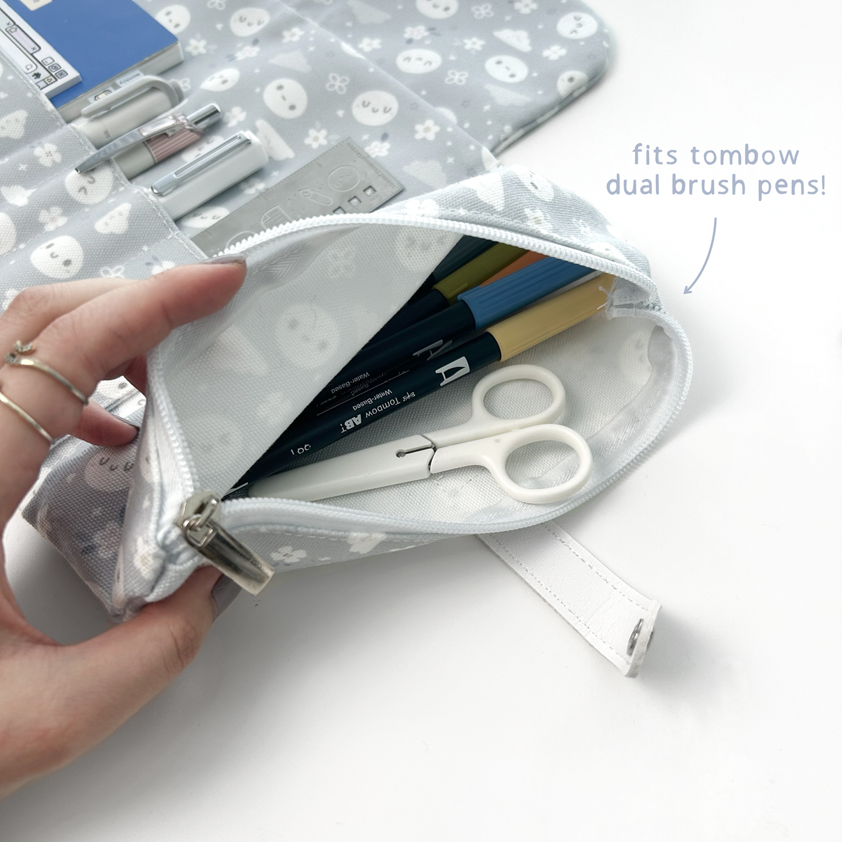 The Coffee Monsterz Co | Grey Tri Fold Pouch