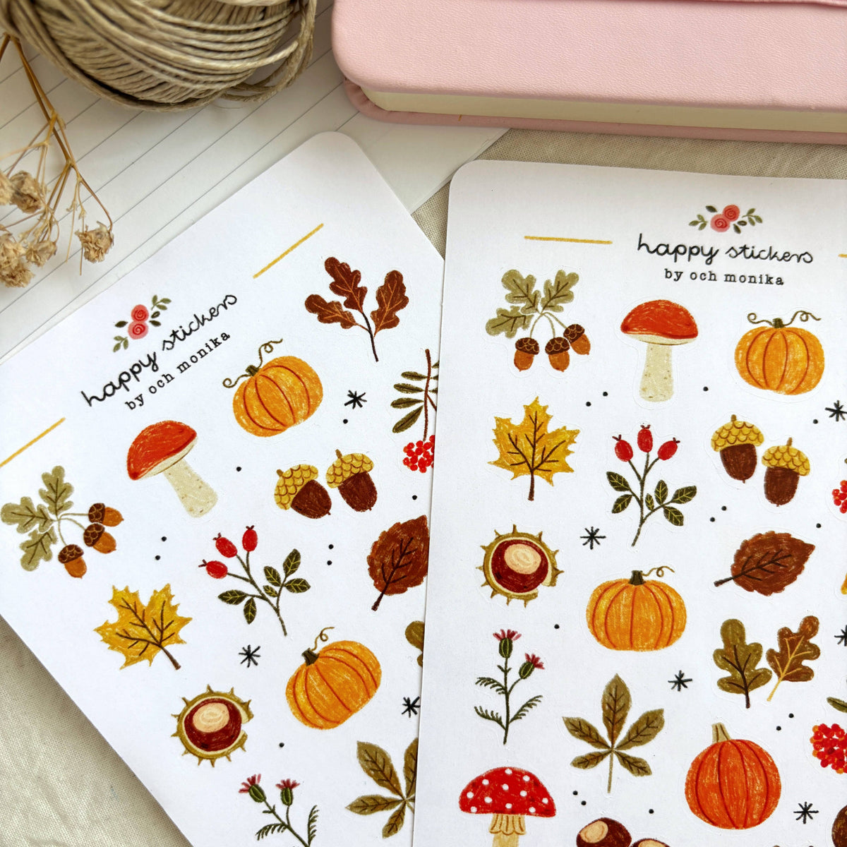 Och Monika Autumn Treasures - Sticker Sheet
