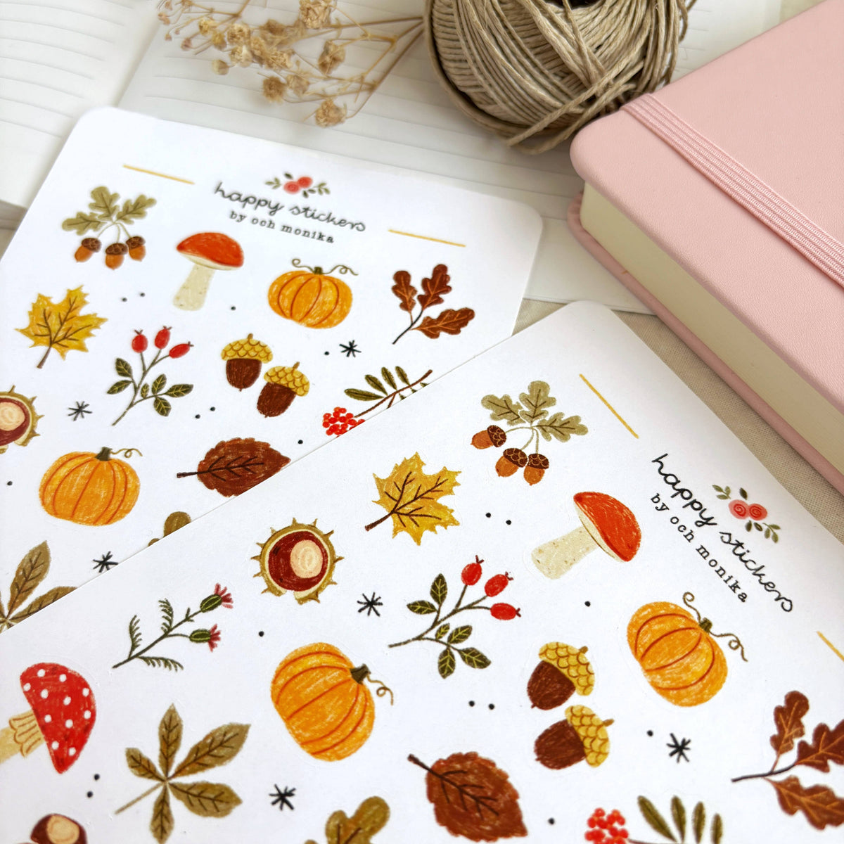 Och Monika Autumn Treasures - Sticker Sheet