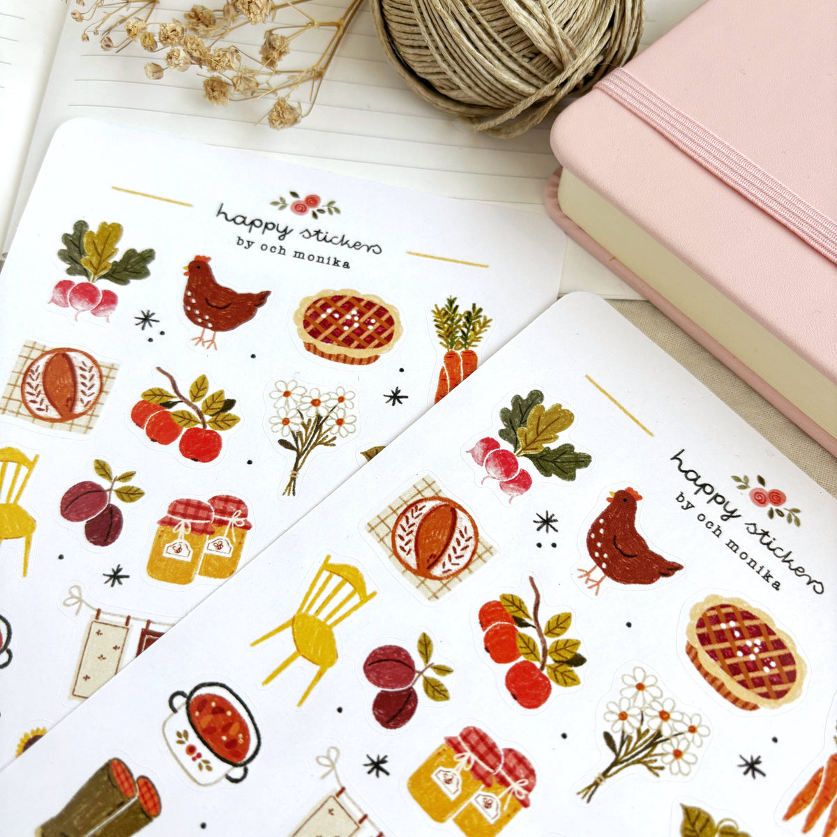 Och Monika Countryside - Sticker Sheet