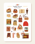 Och Monika | Rainy Bookshop - Sticker Sheet