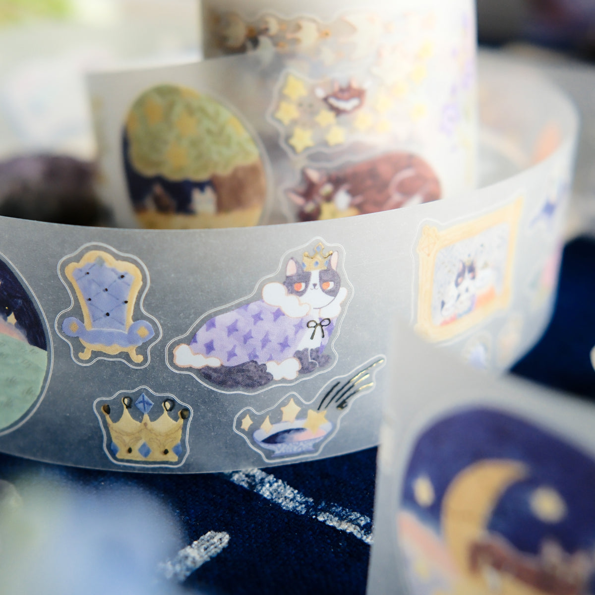 TeaYou | Cats and Stars Kiss Cut Tracing Paper Sticker