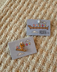 Balloon dog brass charm