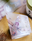 TeaYou | Neko Matcha Kiss Cut P.E.T Tape