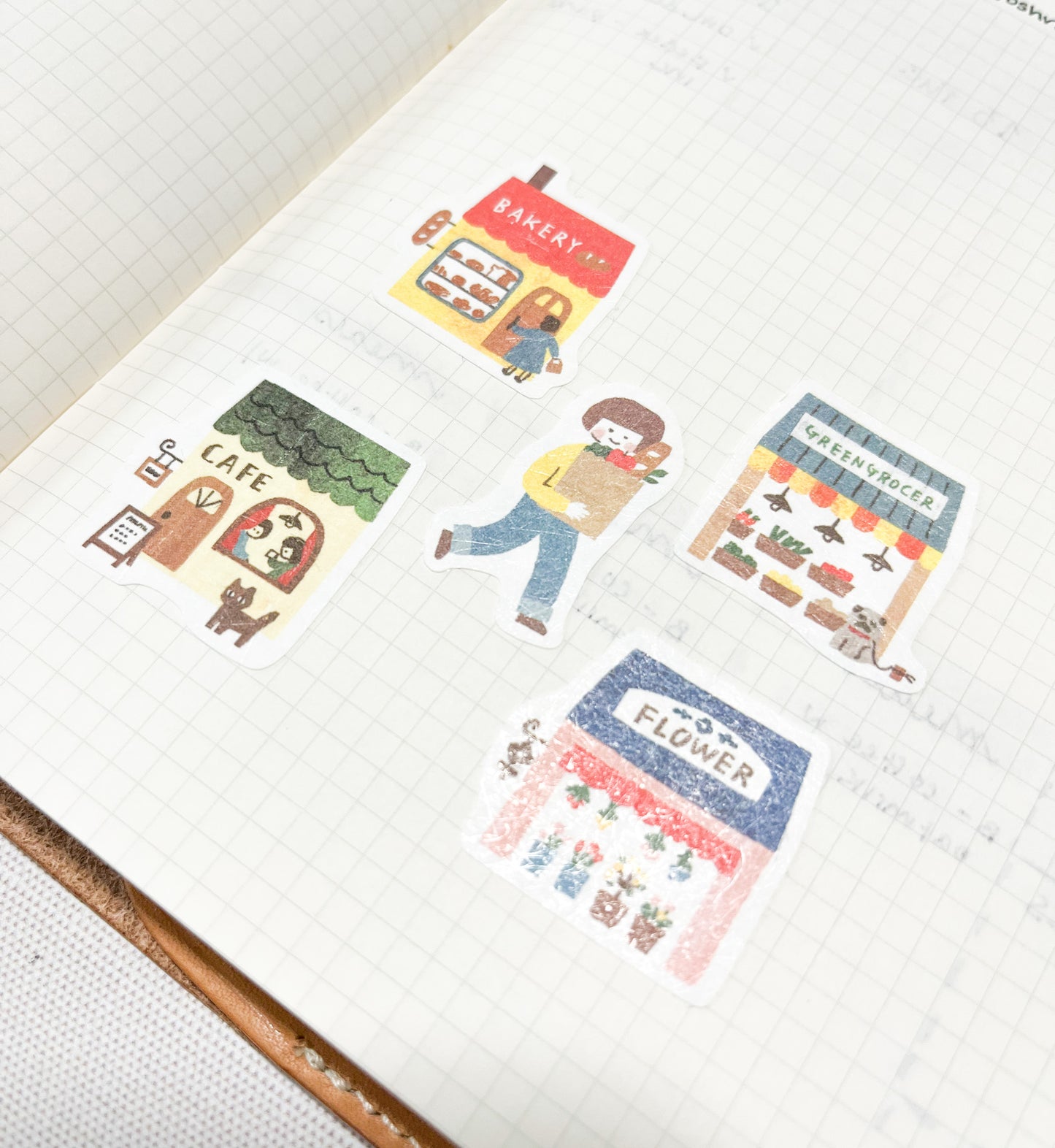 Furukawashiko Decorative Sticker Die Cuts | 8 Designs