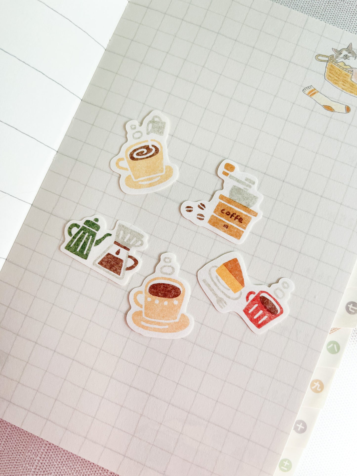 Furukawashiko Decorative Sticker Die Cuts | 8 Designs