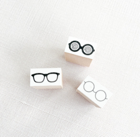 Hanko Eyeglasses Rubber Stamp