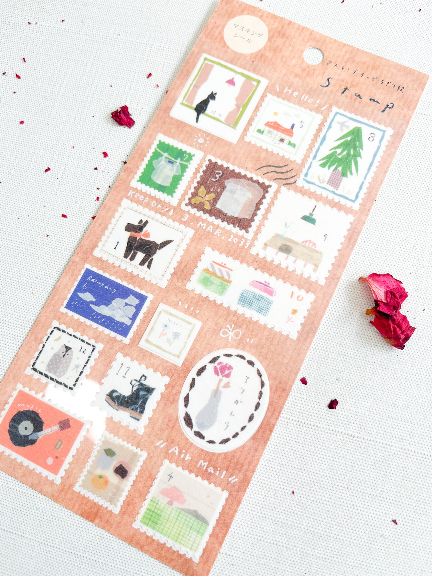 Kamiiso | Stamp Sticker Sheet | J-241