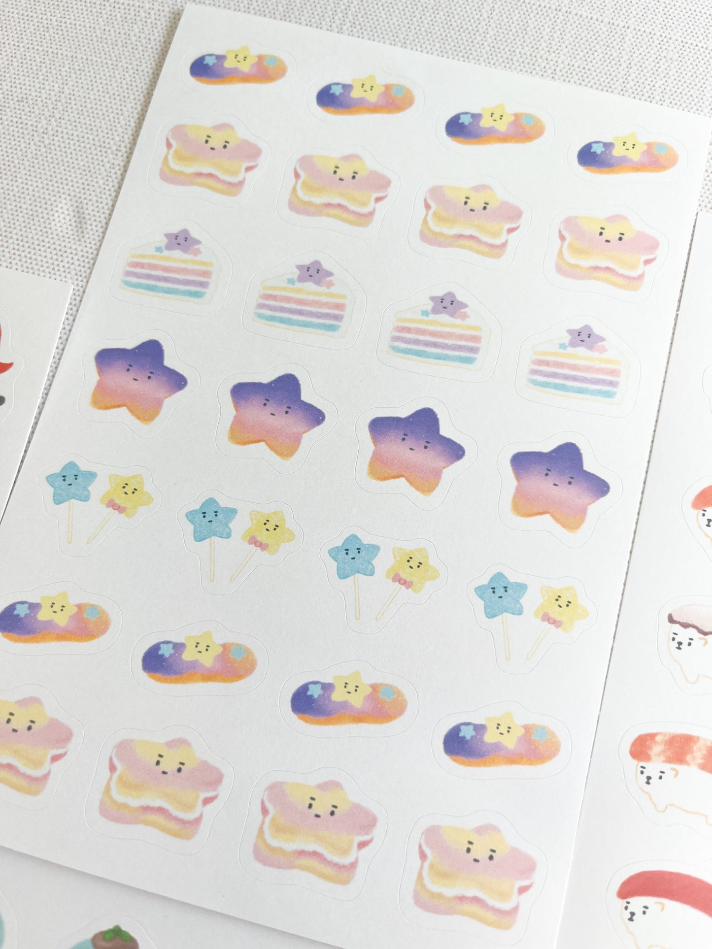 Papier Platz | Starfish Sweets Sticker Sheet