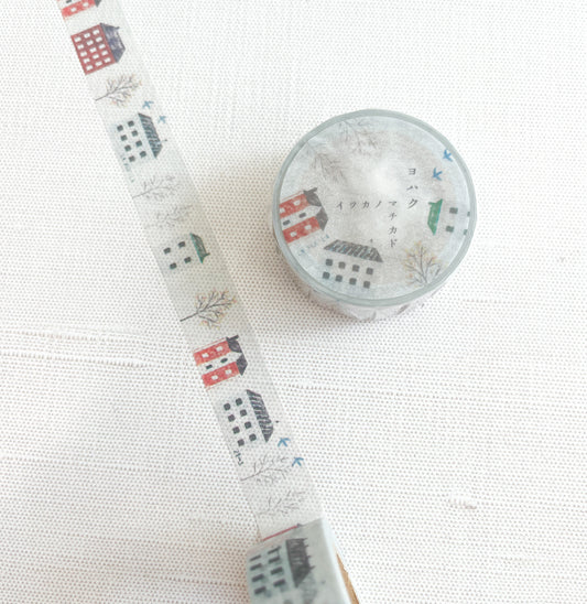 YOHAKU Y-094 Sometime in the City Japanese Washi Tape