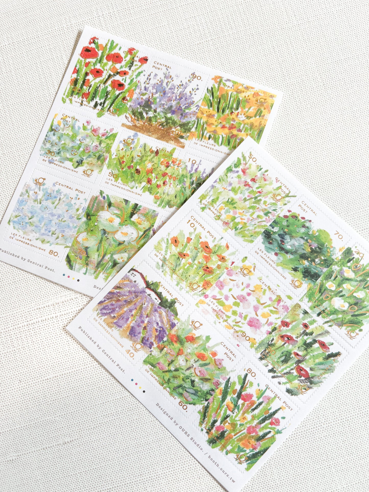 OURs Studio Bright Bloom Stamp Sticker | SCP015H