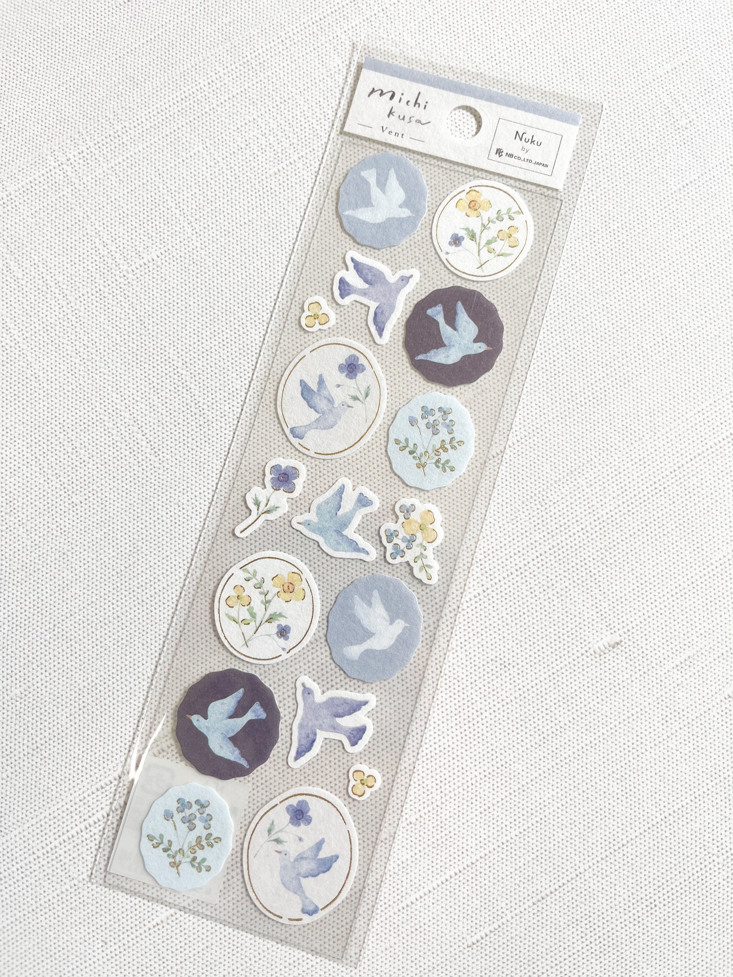 Michi Kusa | Vent(Blue Bird) Sticker Seal | 4904102