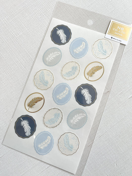 Feather Seal Sticker | 1014137
