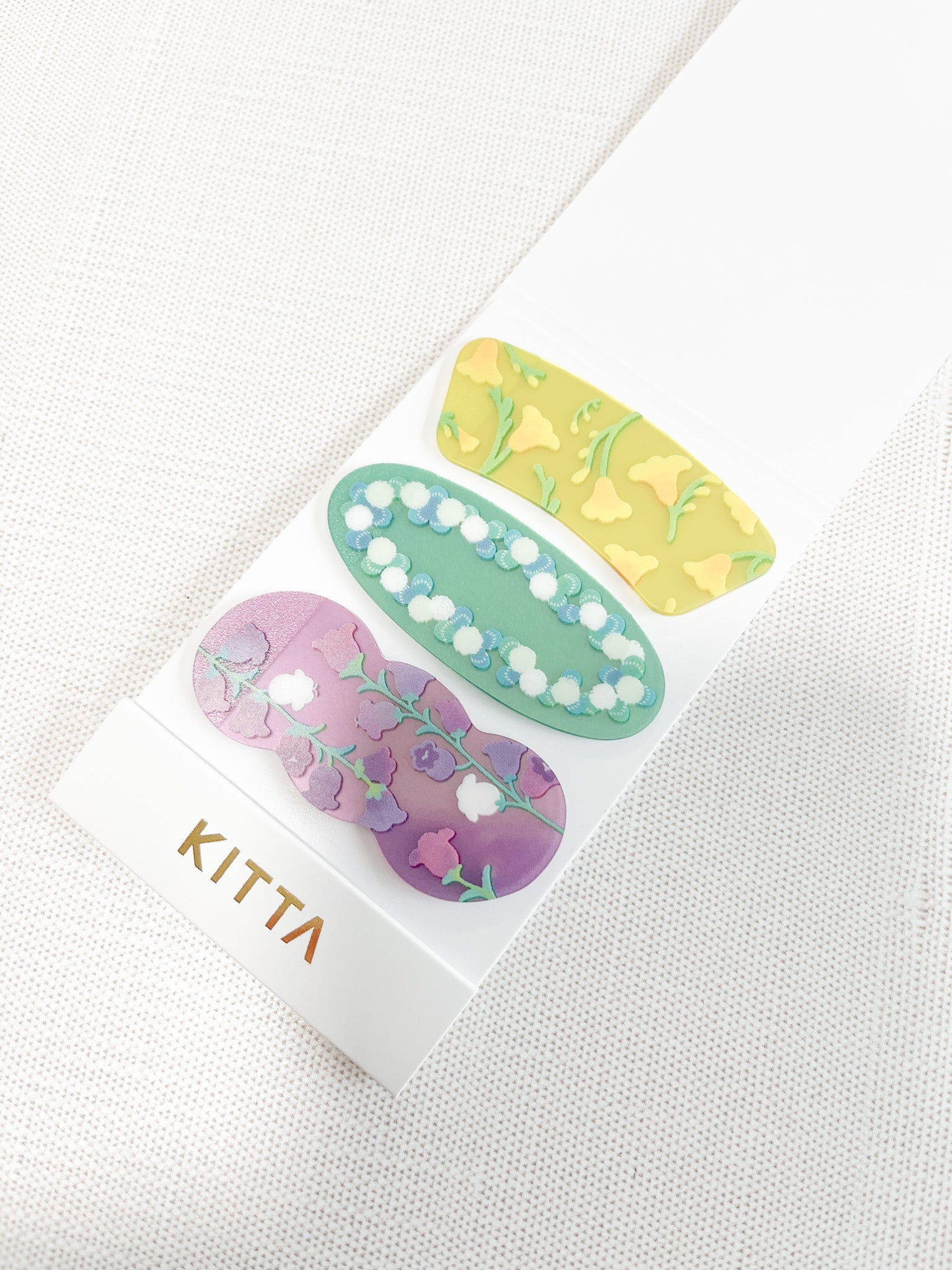 KITTA Portable Masking Seal | Flower Shapes Clear Tape | KITT014