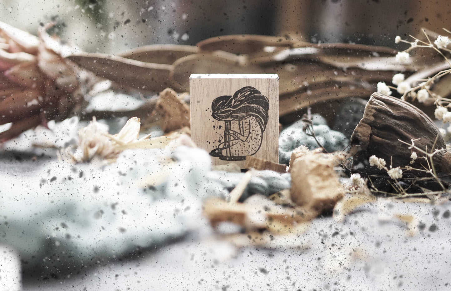 Melancholy Series  Rubber Stamps | Black Milk Project